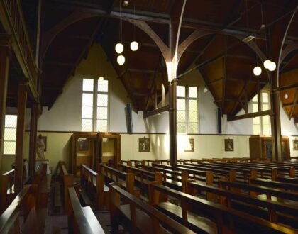 Bedevaartkapel Onze Lieve Vrouw Ter Nood Biecht biechtstoel