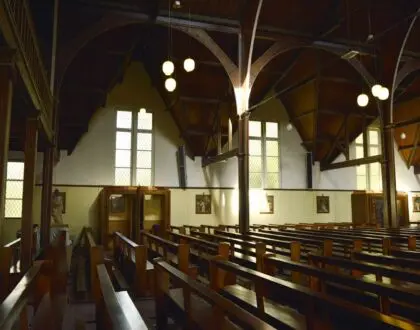 Bedevaartkapel Onze Lieve Vrouw Ter Nood Biecht biechtstoel
