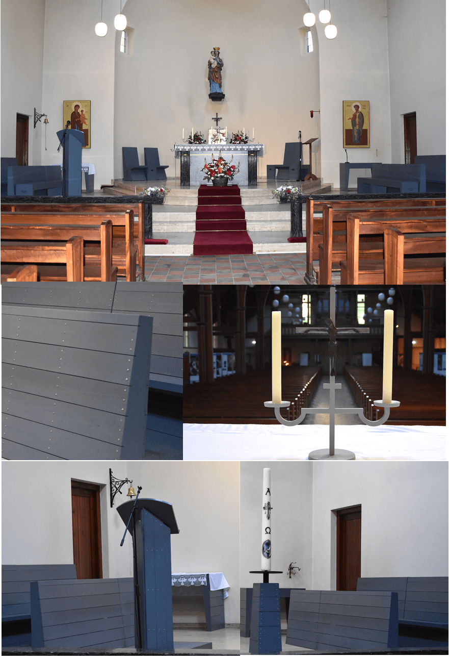 Nieuw interieur priesterkoor Bedevaartkapel